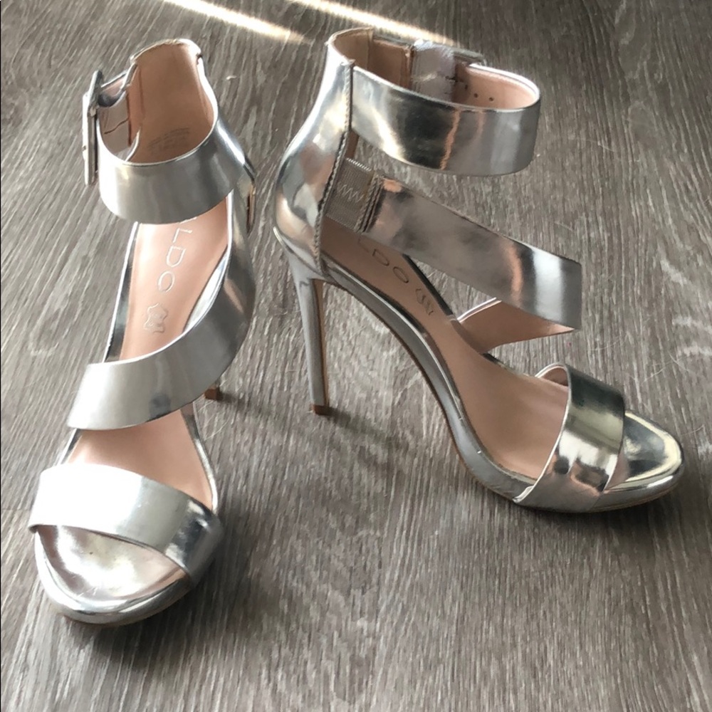 ALDO Metallic Heels